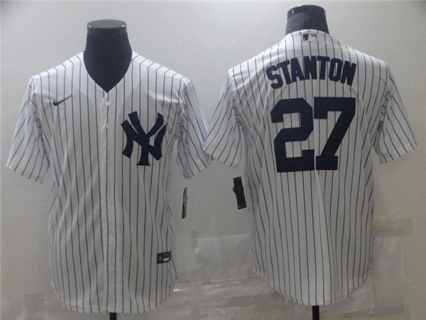 Men's New York Yankees #27 Giancarlo Stanton Baseball Jersey