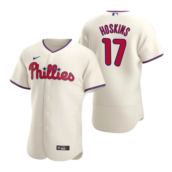 Men's Philadelphia Phillies #17 Rhys Hoskins Baseball Jersey