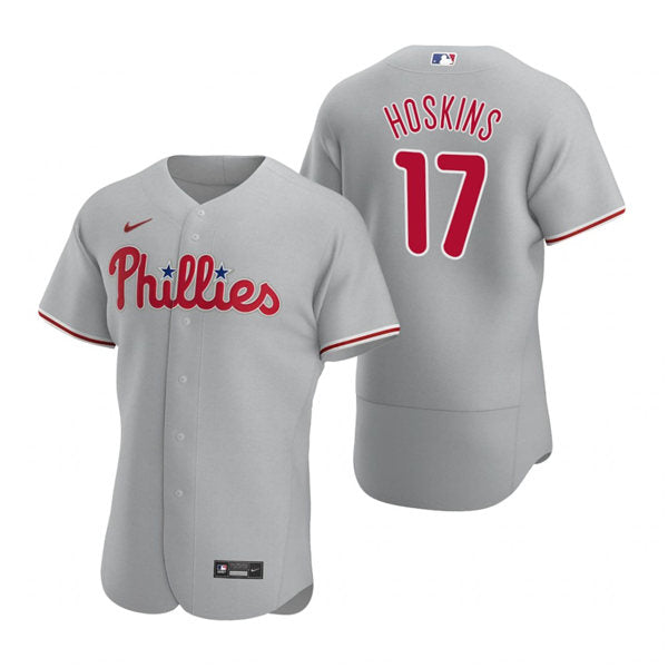 Men's Philadelphia Phillies #17 Rhys Hoskins Baseball Jersey