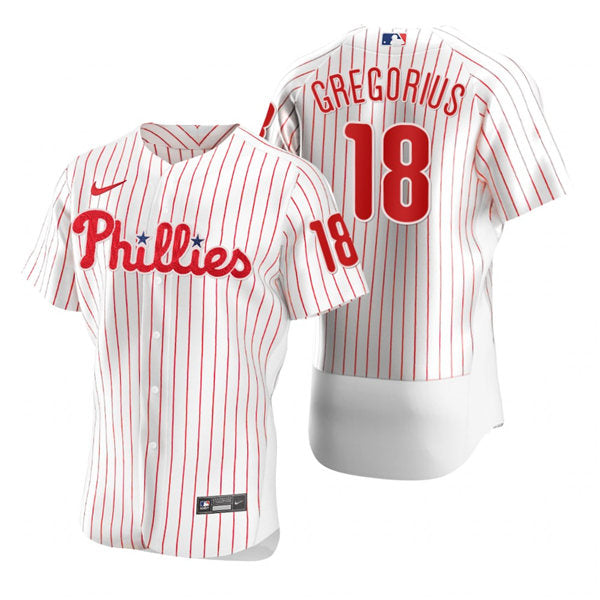 Men's Philadelphia Phillies #18 Didi Gregorius Baseball Jersey