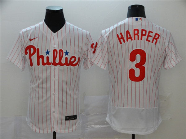 Men's Philadelphia Phillies #3 Bryce Harper Baseball Jersey