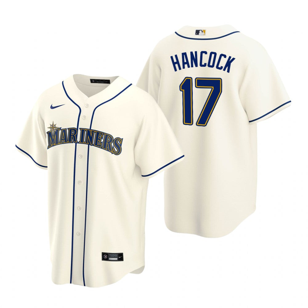 Men's Seattle Mariners #17 Emerson Hancock Baseball Jersey