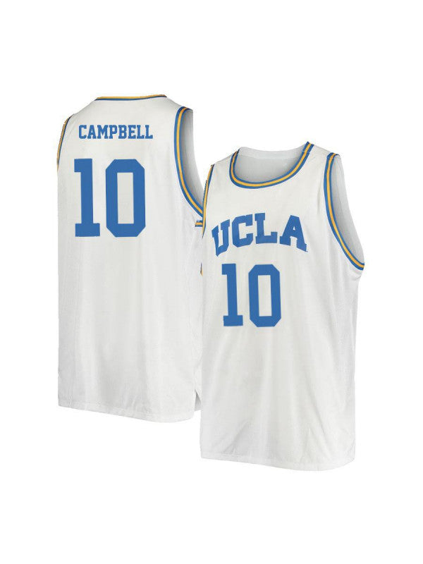 Men's #10 Tyger Campbell UCLA Bruins College Basketball Jersey