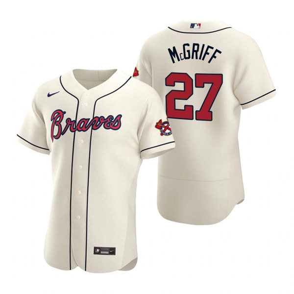 Men's Atlanta Braves #27 Fred McGriff Baseball Jersey