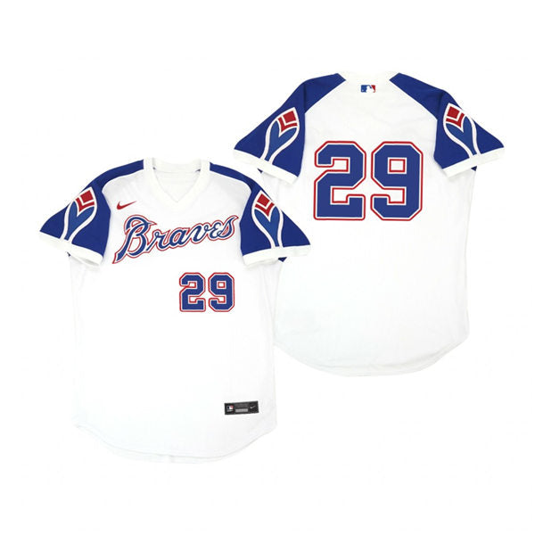 Men's Atlanta Braves #29 John Smoltz Baseball Jersey