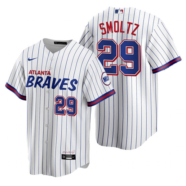 Men's Atlanta Braves #29 John Smoltz Baseball Jersey