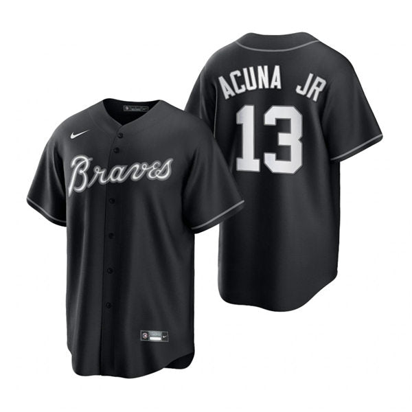 Men's Atlanta Braves #13 Ronald Acuna Jr. Baseball Jersey