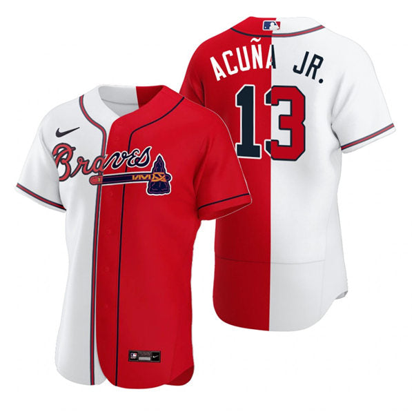 Men's Atlanta Braves #13 Ronald Acuna Jr. Baseball Jersey