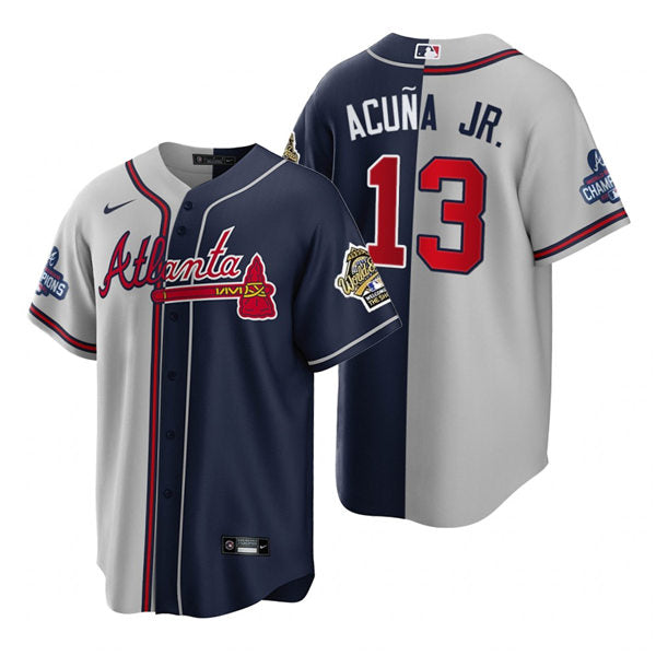 Men's Atlanta Braves #13 Ronald Acuna Jr. Baseball Jersey