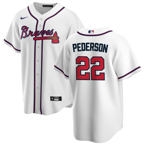 Men's Atlanta Braves #22 Joc Pederson Baseball Jersey