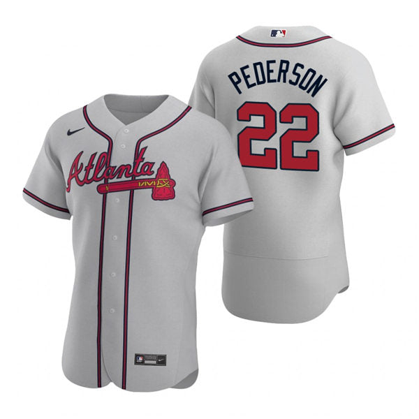 Men's Atlanta Braves #22 Joc Pederson Baseball Jersey