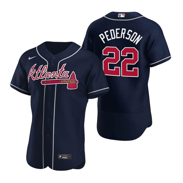 Men's Atlanta Braves #22 Joc Pederson Baseball Jersey