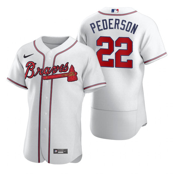 Men's Atlanta Braves #22 Joc Pederson Baseball Jersey