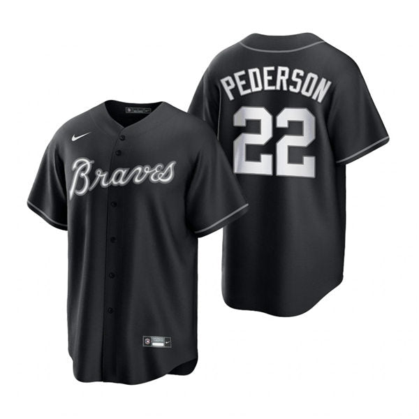 Men's Atlanta Braves #22 Joc Pederson Baseball Jersey