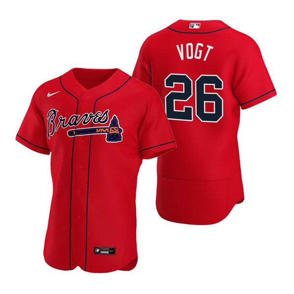 Men's Atlanta Braves #26 Stephen Vogt  Baseball Jersey