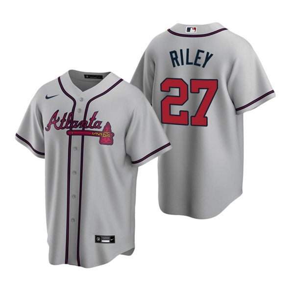 Men's Atlanta Braves #27 Austin Riley  Baseball Jersey