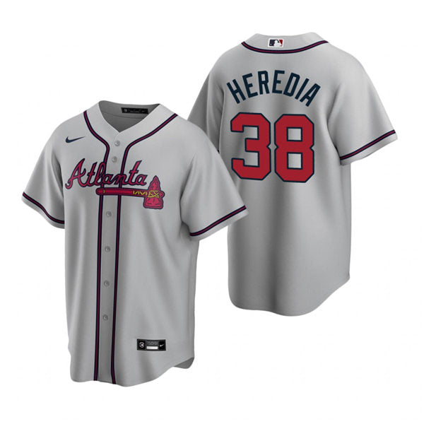 Men's Atlanta Braves #38 Guillermo Heredia Baseball Jersey