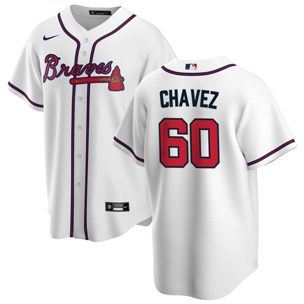 Men's Atlanta Braves #60 Jesse Chavez Baseball Jersey