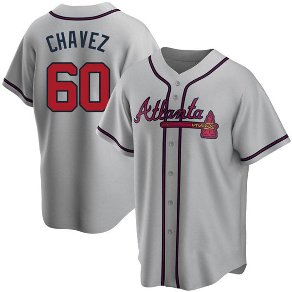 Men's Atlanta Braves #60 Jesse Chavez Baseball Jersey