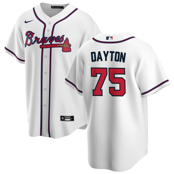 Men's Atlanta Braves #75 Grant Dayton Baseball Jersey