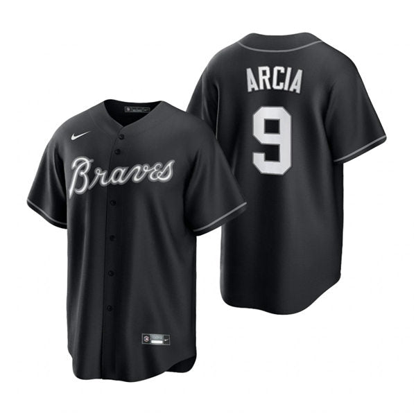 Men's Atlanta Braves #9 Orlando Arcia Baseball Jersey