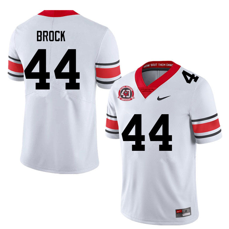 Men's Georgia Bulldog #44 Cade Brock College Football Jersey