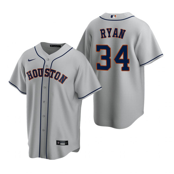 Men's Houston Astros #34 Nolan Ryan Baseball Jersey