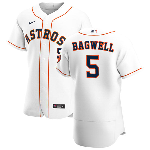 Men's Houston Astros #5 Jeff Bagwell Baseball Jersey