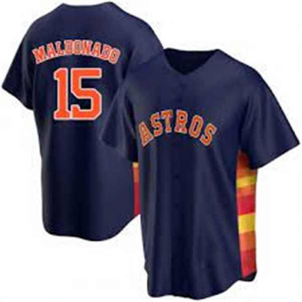 Men's Houston Astros #15 Martin Maldonado Baseball Jersey