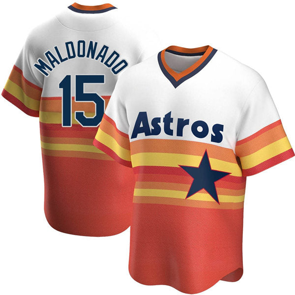 Men's Houston Astros #15 Martin Maldonado Baseball Jersey