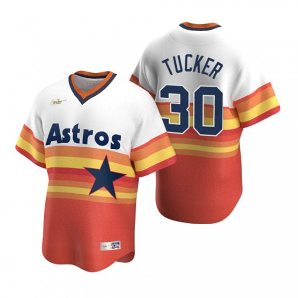 Men's Houston Astros #30 Kyle Tucker Baseball Jersey