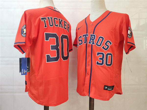 Men's Houston Astros #30 Kyle Tucker Baseball Jersey