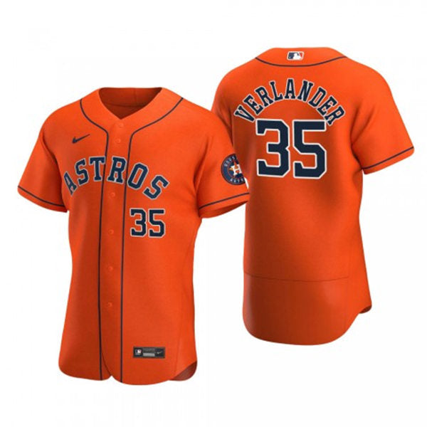 Men's Houston Astros #35 Justin Verlander Baseball Jersey