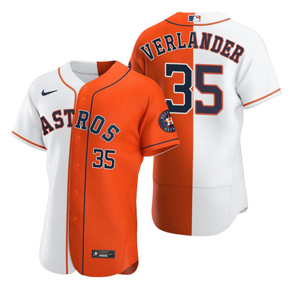 Men's Houston Astros #35 Justin Verlander Baseball Jersey