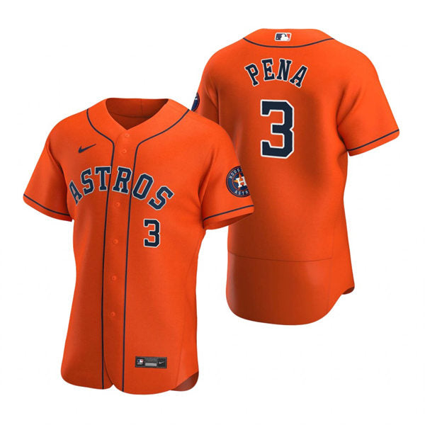 Men's Houston Astros #3 Jeremy Pena Baseball Jersey