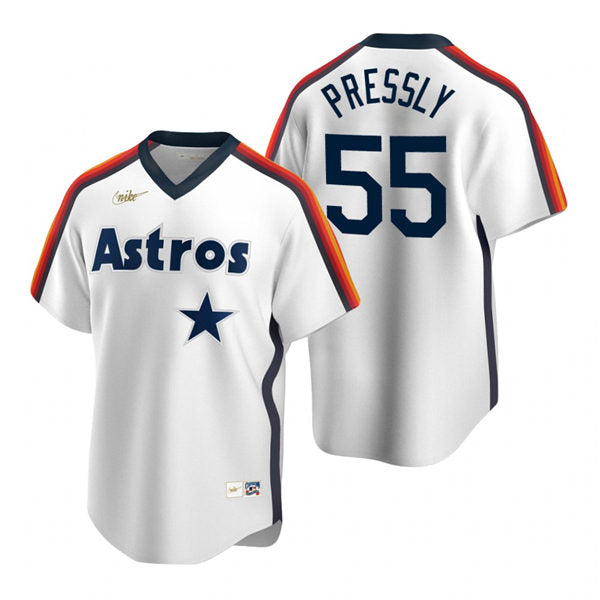 Men's Houston Astros #55 Ryan Pressly Baseball Jersey