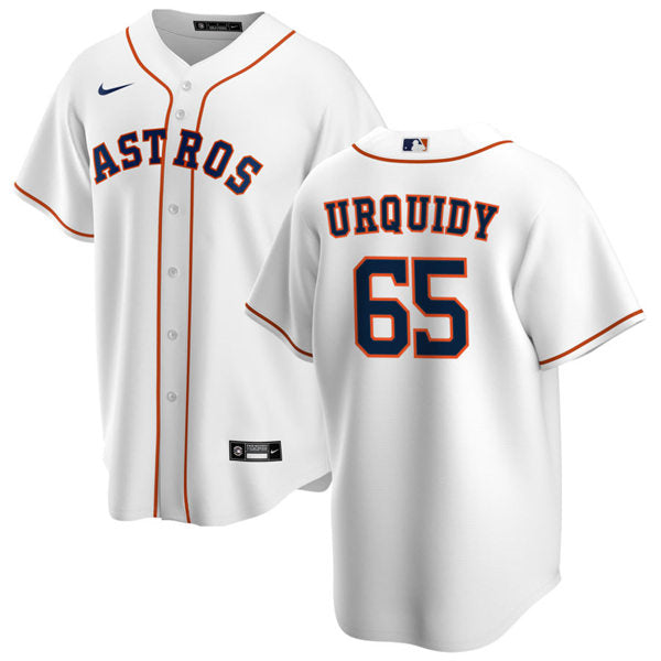 Men's Houston Astros #65 Jose Urquidy Baseball Jersey