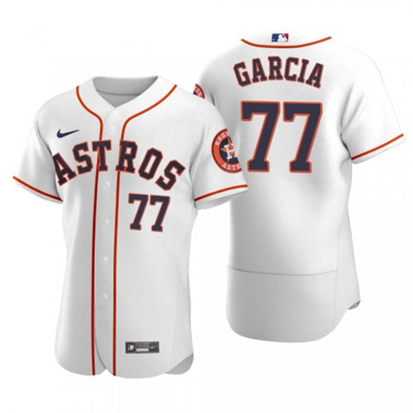 Men's Houston Astros #77 Luis Garcia Baseball Jersey