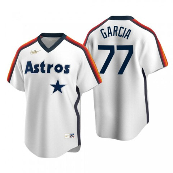 Men's Houston Astros #77 Luis Garcia Baseball Jersey