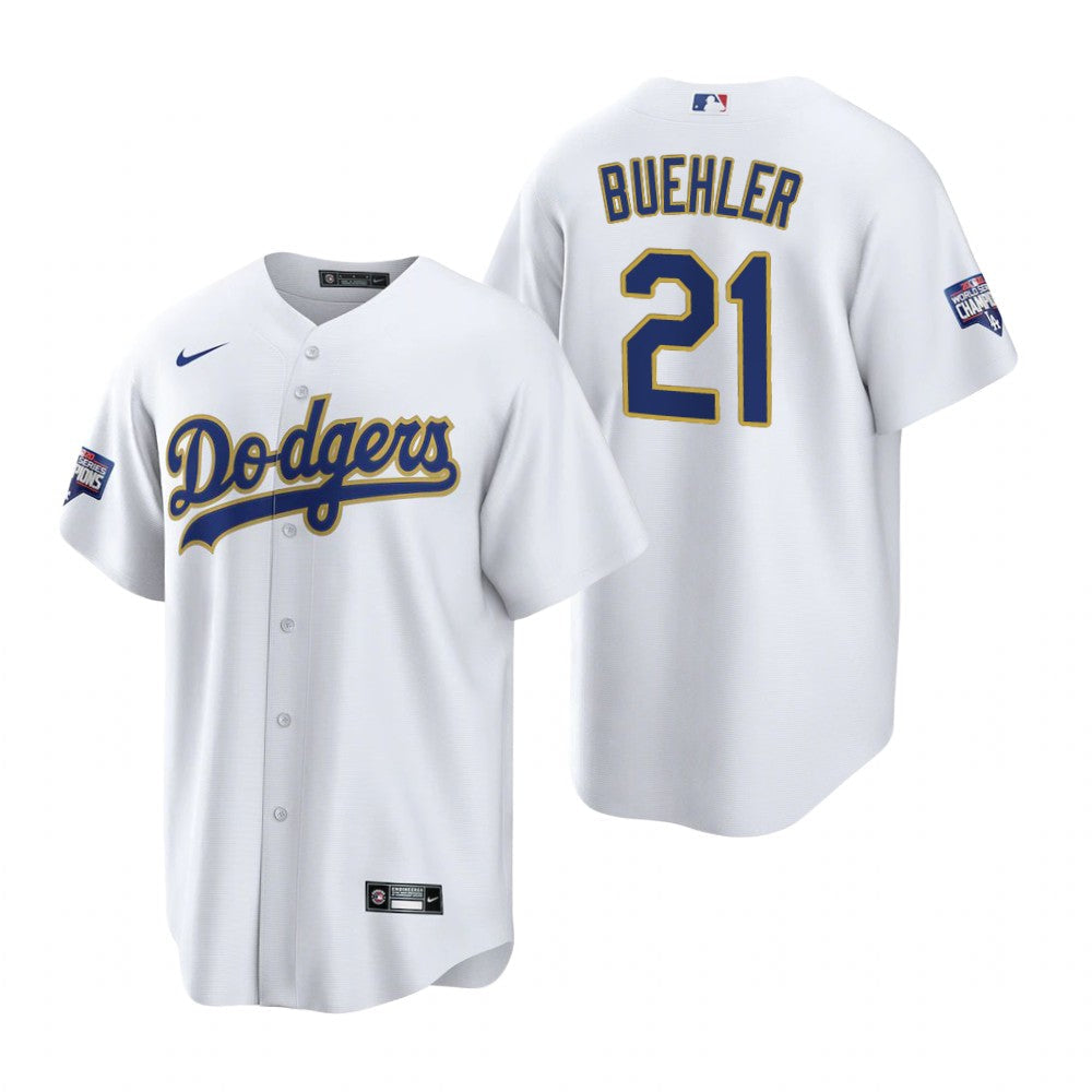 Men's Los Angeles Dodgers # 21 Walker Buehler Baseball Jersey