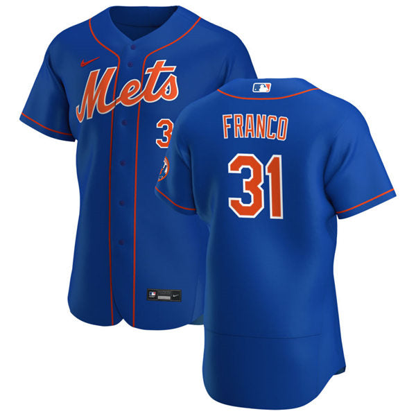 Mens New York Mets #31 John Franco Baseball Jersey