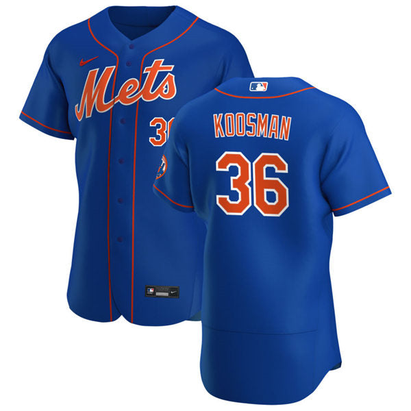 Mens New York Mets Retired Player #36 Jerry Koosman Baseball Jersey