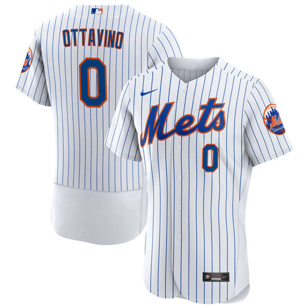 Mens New York Mets #0 Adam Ottavino Baseball Jersey