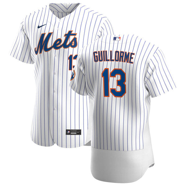 Mens New York Mets #13 Luis Guillorme Baseball Jersey