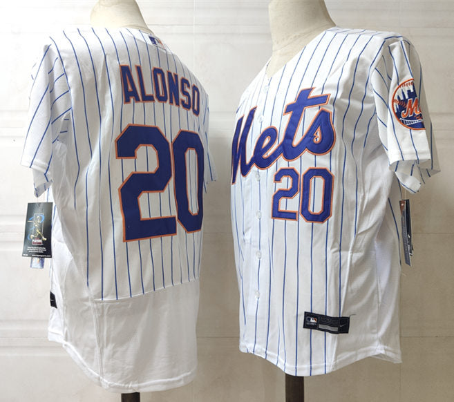 Mens New York Mets #20 Pete Alonso Baseball Jersey