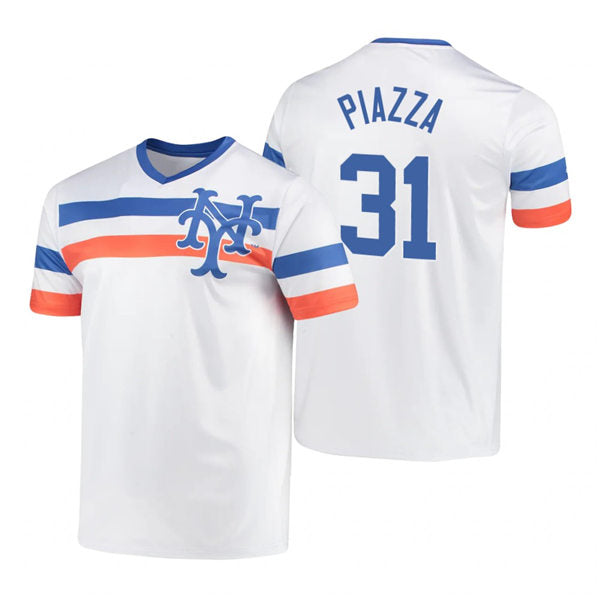 Mens New York Mets #31 Mike Piazza Baseball Jersey