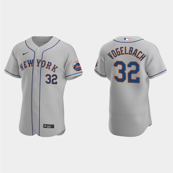 Mens New York Mets #32 Daniel Vogelbach Baseball Jersey