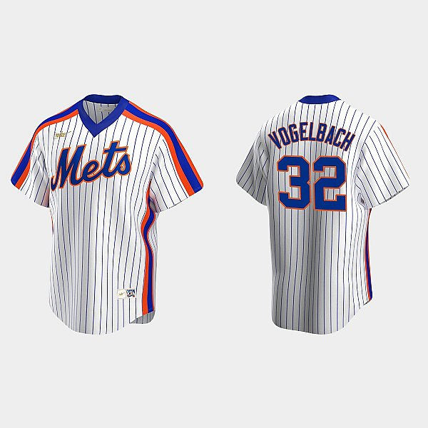 Mens New York Mets #32 Daniel Vogelbach Baseball Jersey