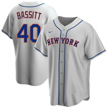 Mens New York Mets #40 Chris Bassitt Baseball Jersey