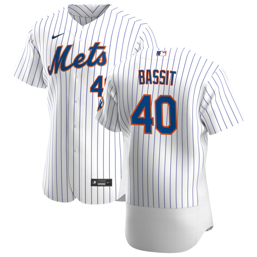 Mens New York Mets #40 Chris Bassitt Baseball Jersey